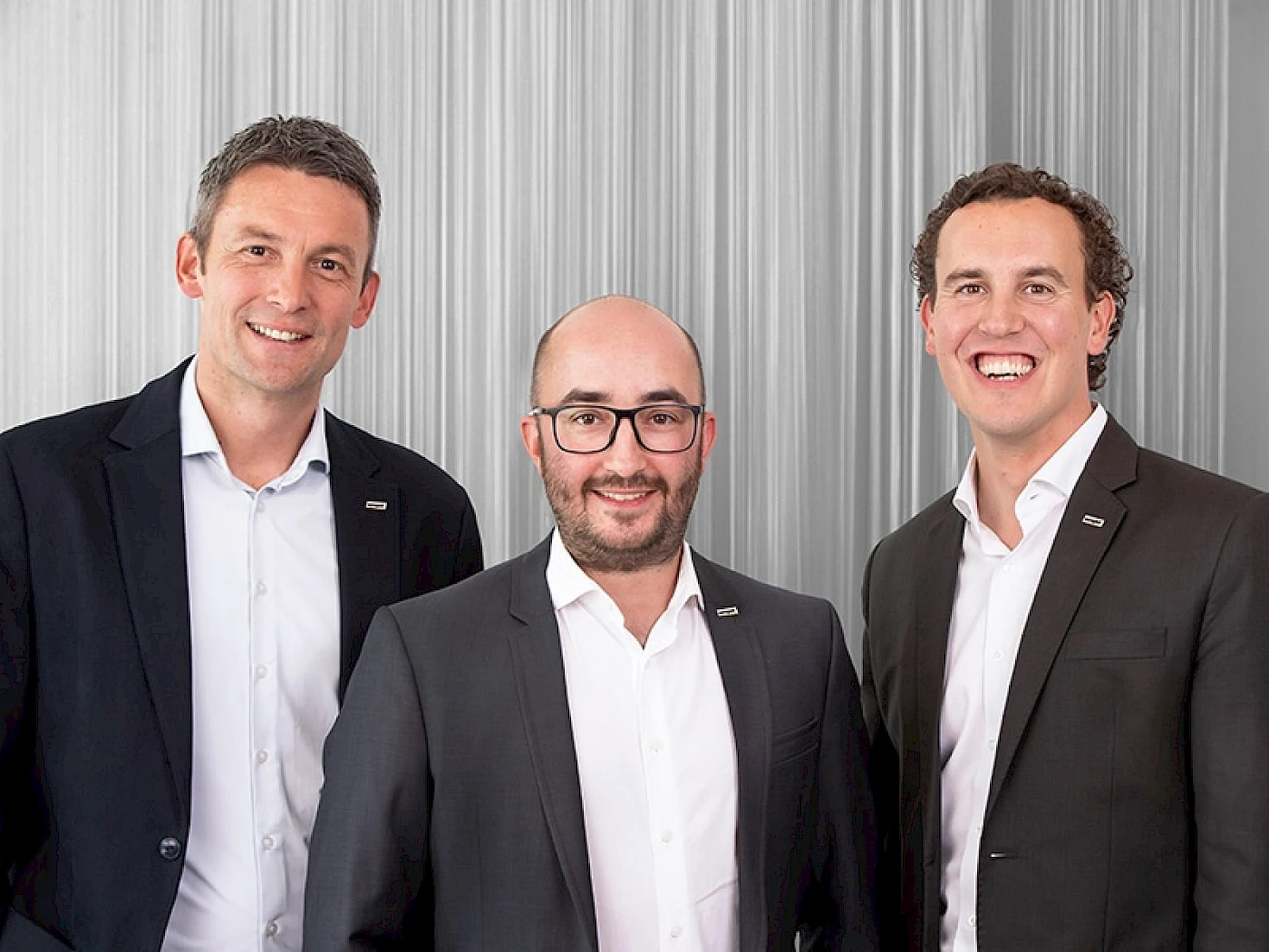 Eurogast Österreich mit Geschäftsführer Peter Krug (links) und den geschäftsführenden Gesellschaftern Franz Sinnesberger (Mitte) und Alexander Kiennast (rechts). Bildnachweis: Eurogast Österreich/Stelzl Photography